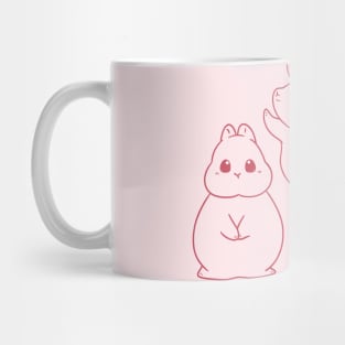 BSC Line art Wedding Trio | Bunniesmee Wedding Edition Mug